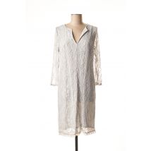 LAUREN VIDAL - Robe mi-longue gris en polyester - Femme - Taille 36 - Modz