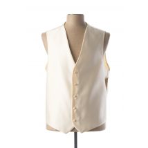 JEAN DE SEY - Gilet sans manche beige en soie - Homme - Taille XXL - Modz