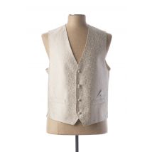 MASTERHAND - Gilet sans manche beige en viscose - Homme - Taille L - Modz