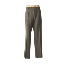 SAINT HILAIRE - Pantalon chic vert en laine - Homme - Taille 54 - Modz