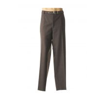 M.E.N.S - Pantalon chic marron en polyester - Homme - Taille 60 - Modz