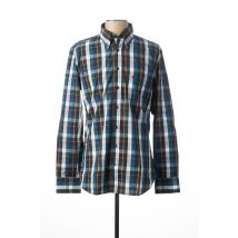 BUGATTI - Chemise manches longues bleu en coton - Homme - Taille S - Modz