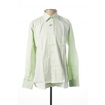 INGRAM - Chemise manches longues vert en coton - Homme - Taille M - Modz