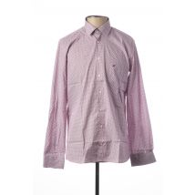 JEAN CHATEL - Chemise manches longues rouge en coton - Homme - Taille S - Modz