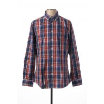 MEN OF ALL NATION - Chemise manches longues bleu en coton - Homme - Taille S - Modz