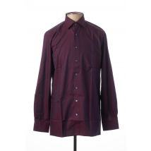 OLYMP - Chemise manches longues rouge en coton pour homme - Taille S - Modz