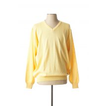 MASELLI - Pull jaune en coton - Homme - Taille 6XL - Modz