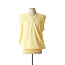 MASELLI - Pull jaune en coton - Homme - Taille 7XL - Modz