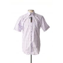 SEIDEN STICKER - Chemise manches longues violet en coton - Homme - Taille S - Modz