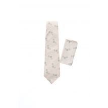 JEAN DE SEY - Cravate beige en soie - Homme - Taille TU - Modz