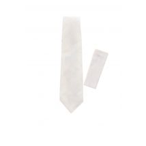 JEAN DE SEY - Cravate beige en soie - Homme - Taille TU - Modz