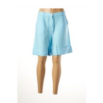 LE BOUDOIR D'EDOUARD - Bermuda bleu en lin - Femme - Taille 36 - Modz