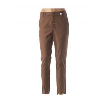 SACK'S - Pantalon 7/8 marron en polyester - Femme - Taille 34 - Modz