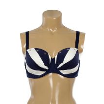 ANTIGEL - Haut de maillot de bain bleu en polyamide - Femme - Taille 85D - Modz