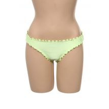 SEAFOLLY - Bas de maillot de bain vert en nylon - Femme - Taille 40 - Modz
