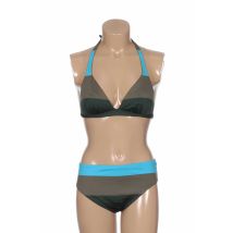 GEMMA - Maillot de bain 2 pièces bleu en polyamide - Femme - Taille TU - Modz