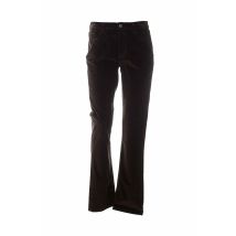 JEZEQUEL - Pantalon slim marron en coton - Femme - Taille 40 - Modz