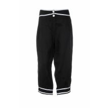 PAUSE CAFE - Pantacourt noir en lin - Femme - Taille 50 - Modz