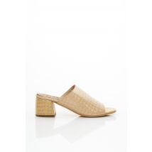 WONDERS - Mules/Sabots beige en cuir pour femme - Taille 37 - Modz