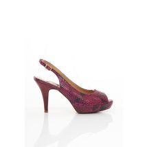 LODI - Escarpins rose en cuir - Femme - Taille 37 - Modz
