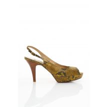 LODI - Escarpins jaune en cuir - Femme - Taille 37 - Modz