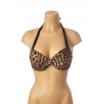 MON PETIT BIKINI - Haut de maillot de bain beige en polyamide - Femme - Taille 36 - Modz