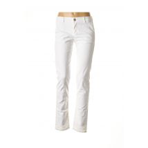 DENIM STUDIO - Pantalon slim blanc en coton - Femme - Taille W25 - Modz