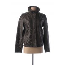 KAPORAL - Veste en cuir marron en cuir - Femme - Taille 38 - Modz