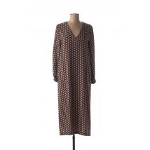 TOUPY - Robe mi-longue bleu en polyester - Femme - Taille 36 - Modz