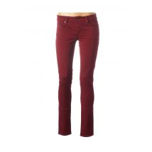 SALSA - Pantalon slim rouge en coton - Femme - Taille TU - Modz