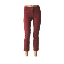 MANILA GRACE - Pantalon 7/8 marron en coton - Femme - Taille 34 - Modz