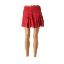 ANNA - Jupe courte rouge en viscose - Femme - Taille 38 - Modz