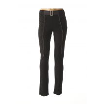 CATY LESCA - Pantalon droit noir en polyester - Femme - Taille 36 - Modz