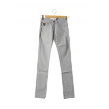APRIL 77 - Jeans coupe slim gris en coton pour femme - Taille W24 L34 - Modz