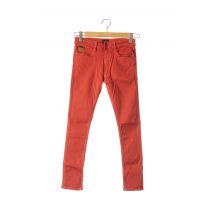 APRIL 77 - Jeans coupe slim orange en coton pour femme - Taille W30 - Modz