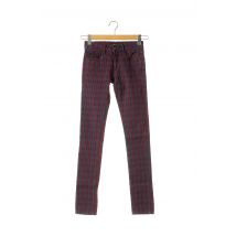 APRIL 77 - Pantalon casual rouge en coton - Femme - Taille W26 - Modz