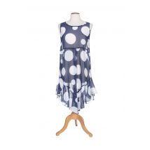 G!OZE - Robe mi-longue bleu en polyester - Femme - Taille 42 - Modz