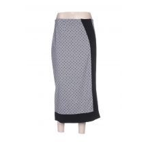 G!OZE - Jupe longue gris en polyester - Femme - Taille 42 - Modz