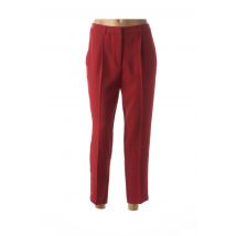 LAURENCE BRAS - Pantalon slim rouge en polyester pour femme - Taille 38 - Modz