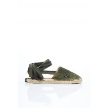PARE GABIA - Espadrilles vert en textile - Femme - Taille 44 - Modz