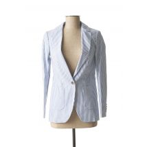 EL GANSO - Blazer bleu en coton - Femme - Taille 34 - Modz