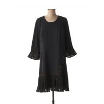 POUPEE CHIC - Robe mi-longue noir en polyester pour femme - Taille 36 - Modz