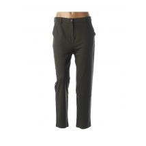 BLANC BOHEME - Pantalon slim vert en viscose - Femme - Taille 38 - Modz