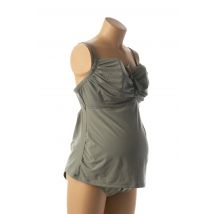 CACHE COEUR - Maillot de bain maternité vert en polyamide - Femme - Taille TU - Modz