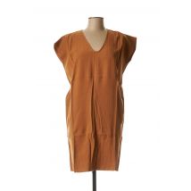 ORFÉO PARIS - Robe courte marron en viscose - Femme - Taille 38 - Modz