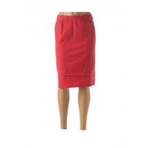 JAC JAC - Jupe mi-longue rouge en coton - Femme - Taille 38 - Modz