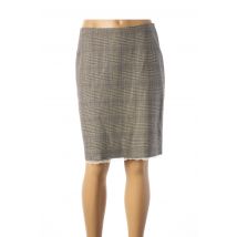 TEENFLO - Jupe mi-longue gris en laine - Femme - Taille 38 - Modz