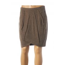 TEENFLO - Jupe courte marron en viscose - Femme - Taille 40 - Modz