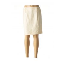 TEENFLO - Jupe courte beige en laine - Femme - Taille 42 - Modz