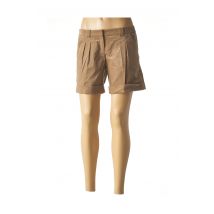 TEENFLO - Short beige en coton - Femme - Taille 36 - Modz